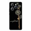 For Infinix Note 40X 5G Case 3D Relief Emboss Black Silicone Soft Back Cover Case For Infinix Smart 8 Plus Hot 40 Pro 40i Case