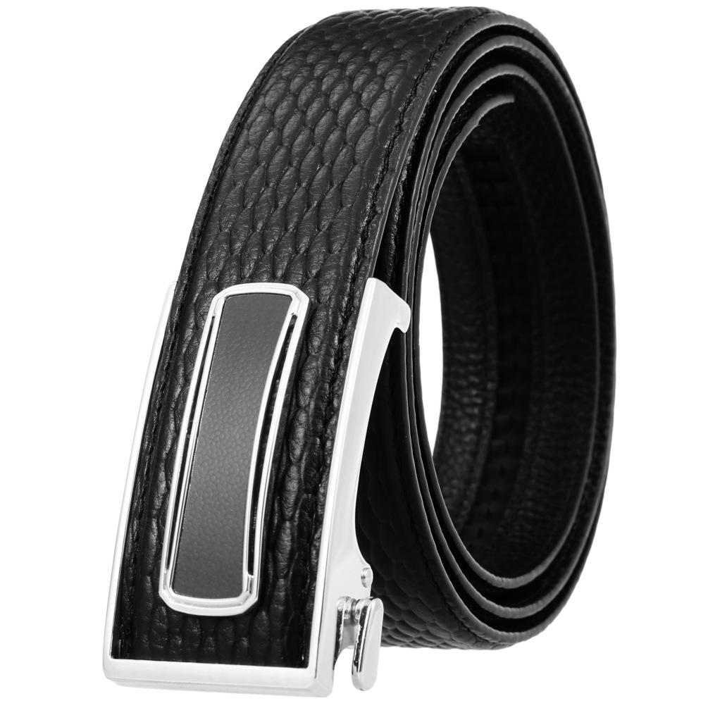 Ceinture tendance en cuir de vachette pleine fleur, boucle intérieure ceinture homme Ly36-23018-5
