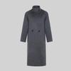 G·TENNA Women's Stand Collar 100% Wool Coat SMR-B2121