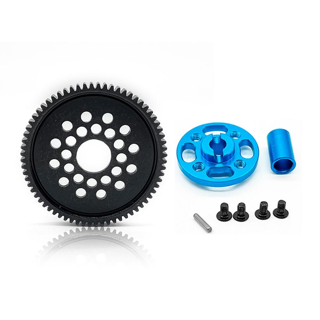 High Speed Gear Set Metal 68T Remote Control Car Upgrade Parts Replacement for Tamiya TT-02 1/10