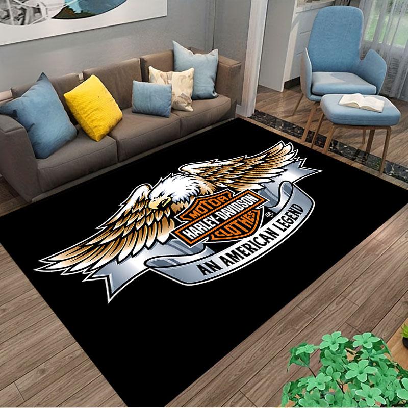 Harley Davidson Adler Design geeignet als rutschfeste Matte für das Wohnzimmer oder Schlafzimmer Sofa