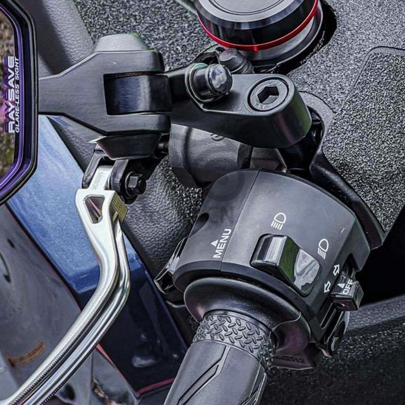 22mm Motorcycle Handlebar Control Switches Replacement Horn Button Turn Signal Headlamp Start Switch for NVX155 NMAX15