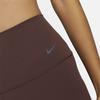 Nike Zenvy Series Solid Color Quick-Dry High-Waist Cropped Leggings Women Bottoms Brown DQ6016-227