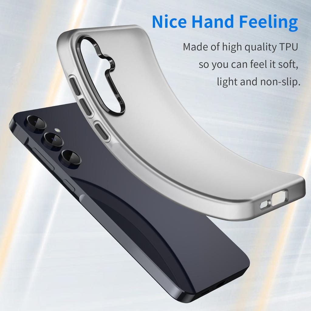 For Samsung Galaxy A55 5G Case TPU+PC Phone Back Cover Matte Translucent Design