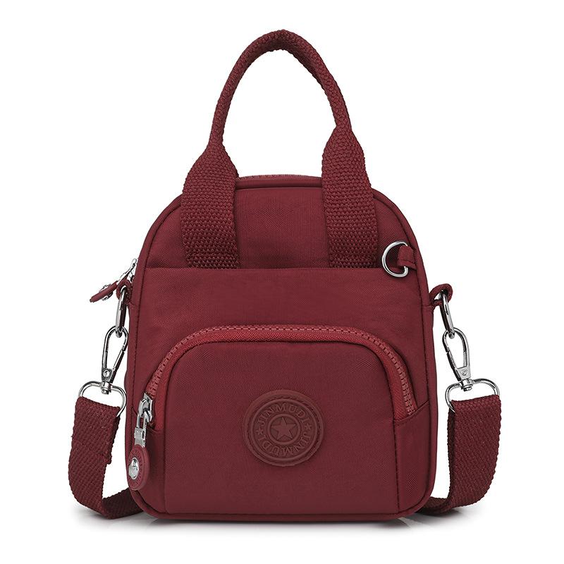 Leichte Umhängetasche mit mehreren Fächern für Mütter mittleren Alters und ältere Mütter Handytasche Reisehandtasche