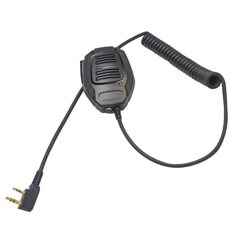 Q1 Walkie-Talkie Mic: Handheld Shoulder Mic for Baofeng & Quansheng K5/K6/8600/8800