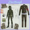 Danganronpa V3 Korekiyo Shinguji Stylový Školní Uniforma Cosplay Kostým Plná Sada