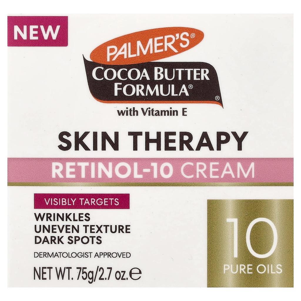 Palmer's Cocoa Butter Formula® with Vitamin E, Skin Therapy, Retinol-10 Cream, 75 g (2.7 oz)