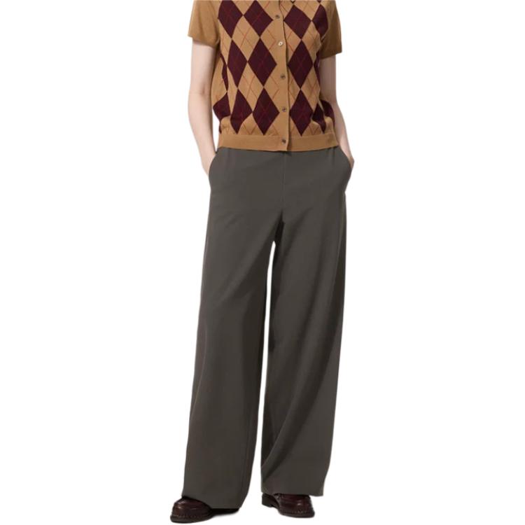 Uniqlo Loose Fit Long Straight Commuter Casual Pants Women Bottoms 488849-39