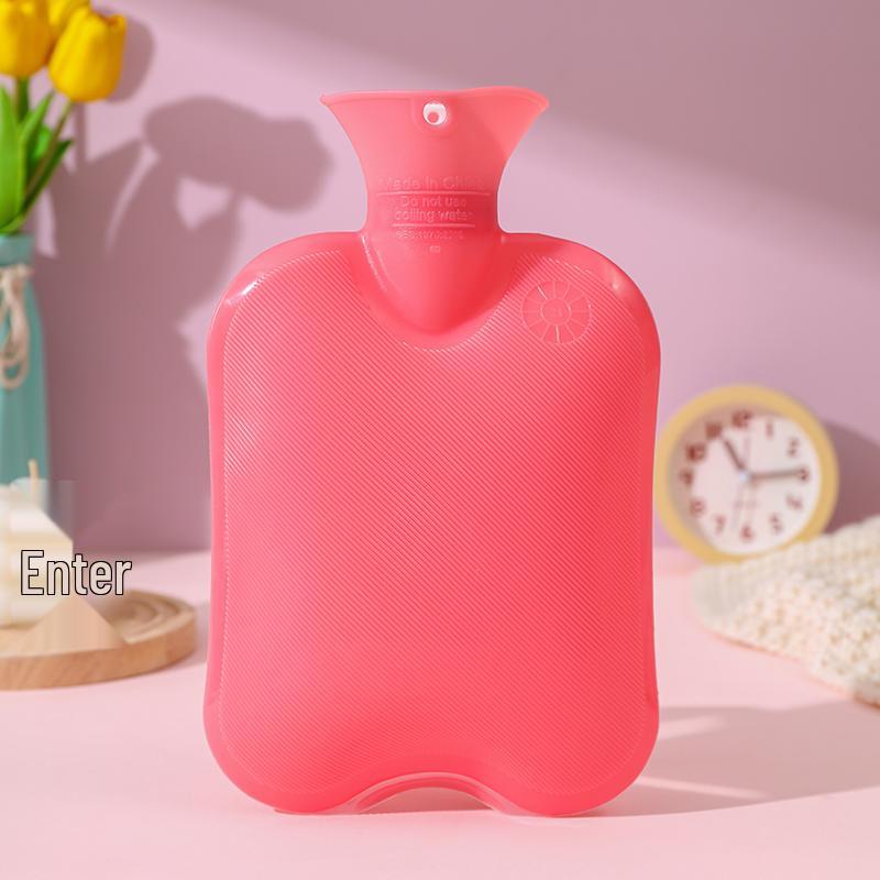 Large Hot Water Bottle - Versatile Hand Warmer & Belly Heat Pack with Water Injection