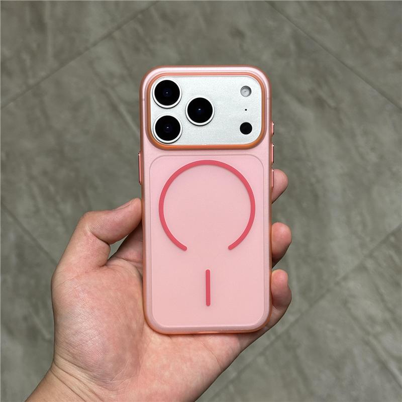 Ultra Thin Matte Translucent For Magsafe Wireless Charge Case for iPhone 17 Air 16 15 14 13 12 Pro Max Hard PC Magnetic Cover
