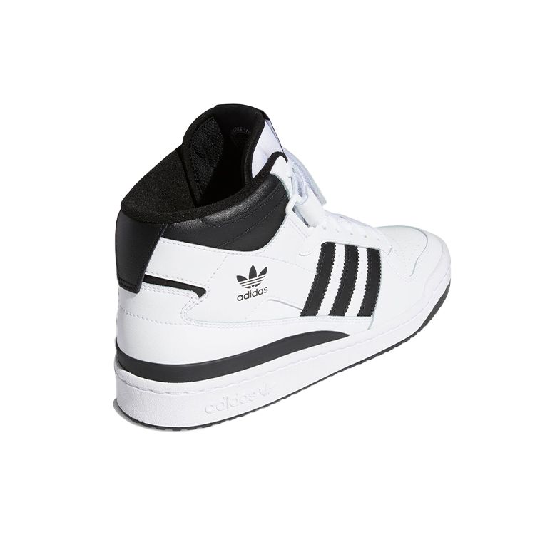 Adidas Unisex Originals Forum Mid 'Cloud White Core Black' Basketball Sneakers FY7939