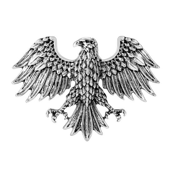 Bald Eagle Brooch for Men And Women Patriotic Enamel Alloy Lapel Pin
