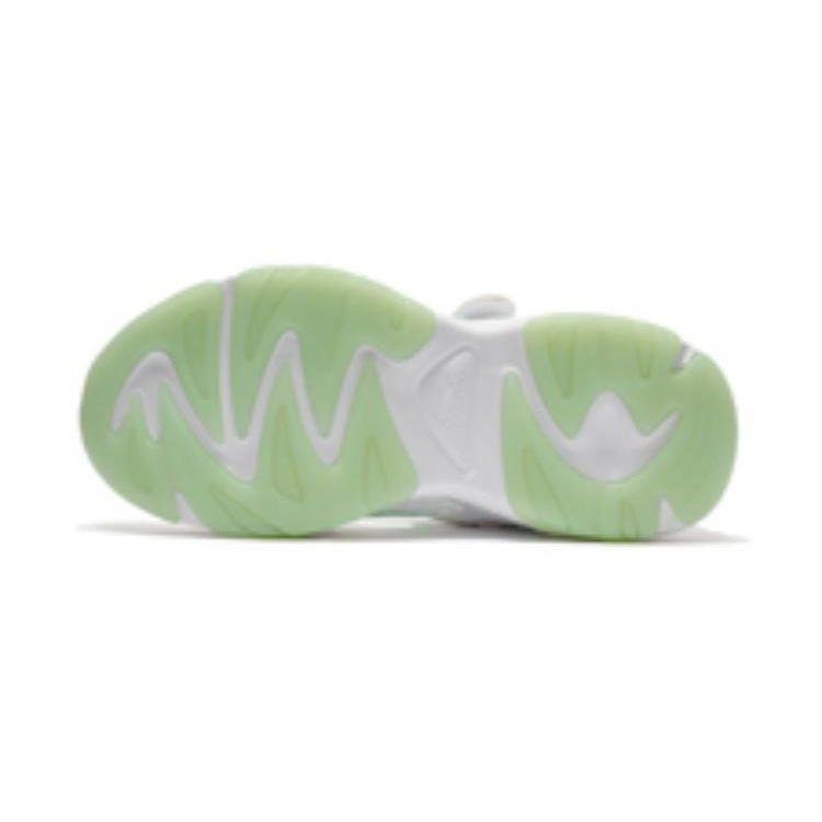 Li Ning Kids Sports Lifestyle Series Fashion Casual Low-Top Sneakers Kids Sneakers Standard-White Fluorescent-Water-Green YKCS136-4