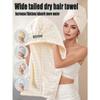 1pc Coral Fleece Extra Large & Thick Super Absorbent Hair Drying Towel, Microfiber Hair Wrap Suitable