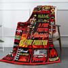 Firefighter Customize Your Name Blanket Warm Comfortable And Soft Blankets Are Suitable For Home Lunch Break Blanket Office Sofa Sofa Gift To