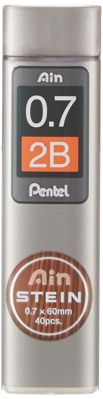 

Pentel Mechanical Pencil Lead Einstein Lead 2B C277-2B 0.7mm чёрный