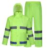 WEZHO Oxford Cloth Reflective Duty Rain Suit