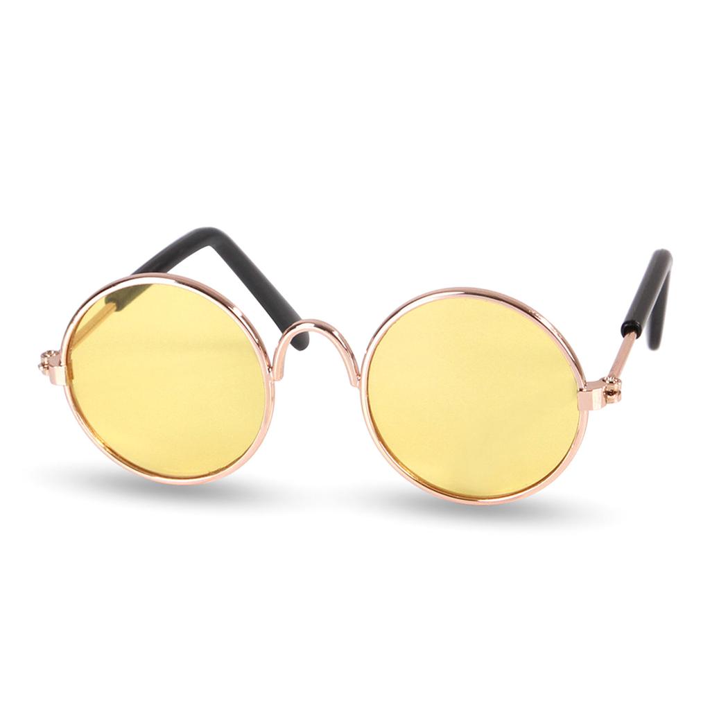 Sluneční brýle pro kočky Sluneční brýle pro domácí mazlíčky Malí psi Brýle Klasické retro kruhové brýle Fotky Rekvizity Kostým Doplňky Cosplaye