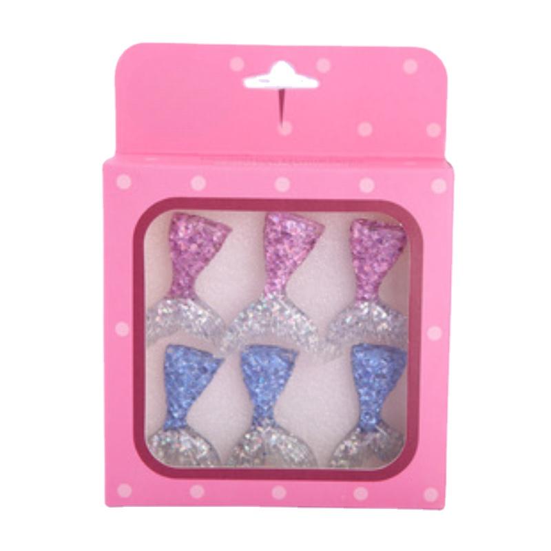 

6 шт., милые блестящие блестящие канцелярские кнопки с хвостом русалки, креативная канцелярская кнопка из смолы, декор, пробковая доска, фото-расписание, карта, офисные фиксированные принадлежности 1 Box