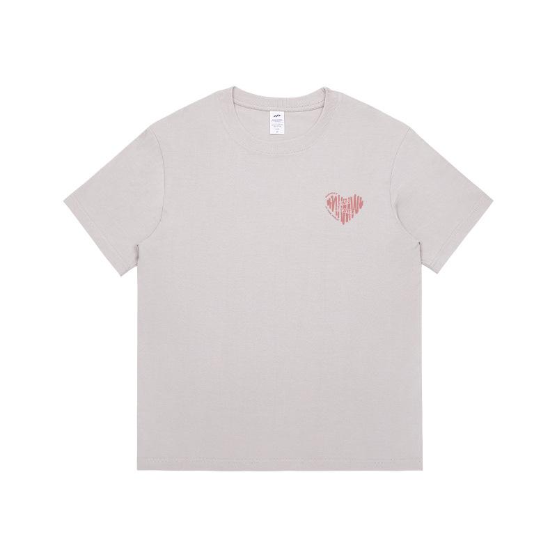 Short-sleeved Men's Summer Students Korean Version of The Casual Loose Round Neck Yankee Printing Wild Harajuku Wind Tops Trend Women