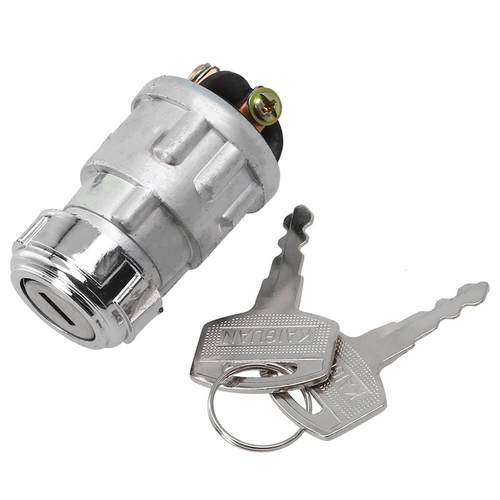 Universal Auto Boot 12V 3 Position Zündung EIN-AUS Starten Zündschloss Schloss Mit 2-Schlüssel Zündschlüssel Schloss Starter Schalter