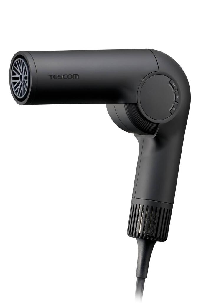 TESCOM Cabo de motor BLDC portátil leve e dobrável para secadora Protect Ion, preto, 1,7 m, TD860A-K