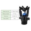 Farm Irrigation Sprinkler 1/2" Male Thread Nozzle 360 Degree Scattering Garden Lawn Rotating Sprinkler Watering Irrigation