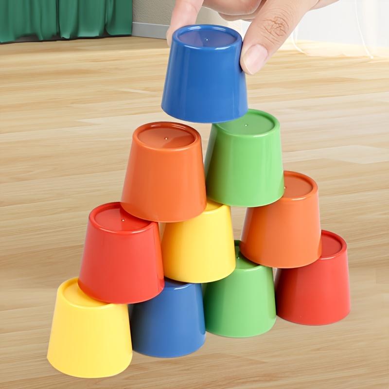Guess The Cup Game - Colorful Sorting Challenge for Kids, Fun Memory & Logic Game with 12 Cups, Dual Player Blind Guessing, Ideal Holiday Gift