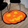 Halloween Floor Mat Bathroom Rug Spider Web Bath Mat Gothic Pumpkin Lantern Non-slip Rug Non-Slip Area for Front Door Bedroom Decorative Home Decor