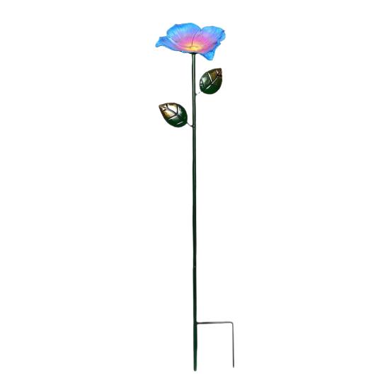 

Metal Flower Bee Feeder Garden Stake Bird Bath Bee Watering Station Outdoor Bird Feeder for Pollinators Yard Lawn Decor