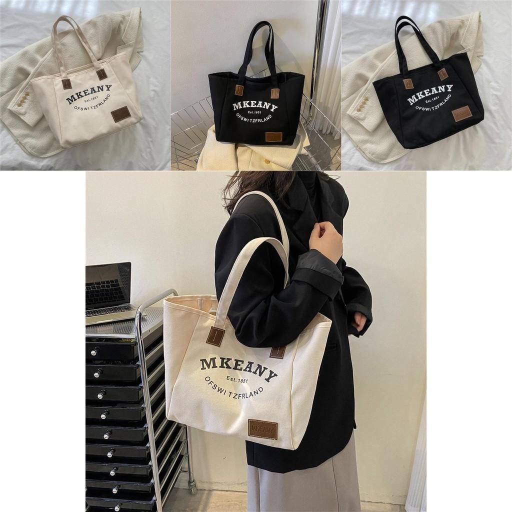 Stylish Canvas Tote Bag For Women 2023 Chic And Simple Design Large Capacity