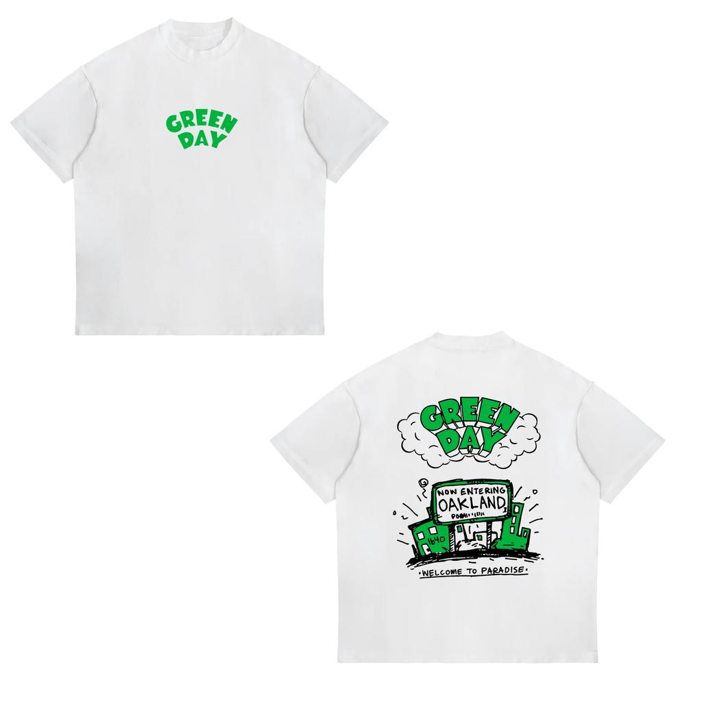 Punk Rock Band Green Day Dookie Graphic T Shirts Unisex Women Gothic Vintage Short Sleeve Tshirt Fashion Casual Oversized Tshirts