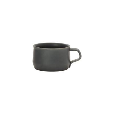 Taza Ancha KINTO FOG, 320ml, Gris Oscuro, Apta para Microondas y Lavavajillas, Código de Producto 26476