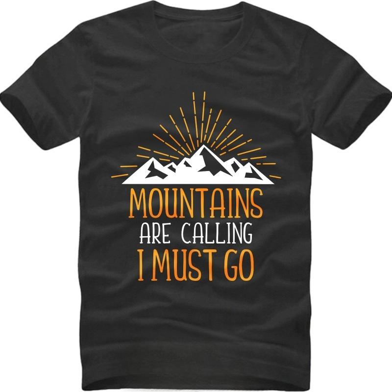 

Unisex Cotton T Shirt Retro Teenagers Summer T Shirt Mountains Are Calling I Must Go Short Sleeve Workout Girl Boys 2026 Tshirt S