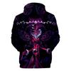 Mikina s potiskem Hazbin Hotel Pánská Hip Hop Streetwear Pánské Dámské Mikiny Unisex Módní Mikina