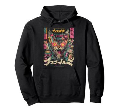 Otaku Streetwear Cyberpunk Retro Hip Hop Cosplay Techwear Manga Anime Hoodie