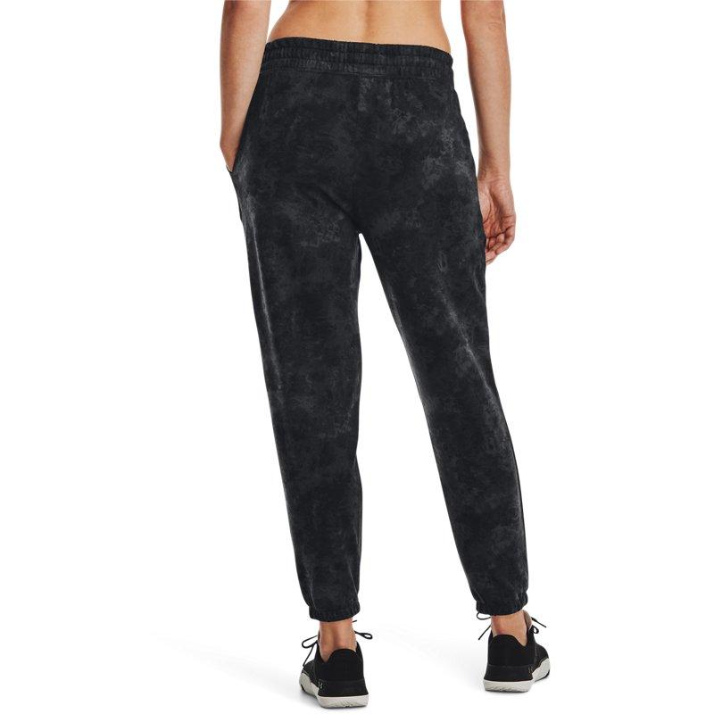 Under Armour Tie-Dye Print Jogginghose mit Kordelzug Damen Jogginghose Schwarz 1373040-001