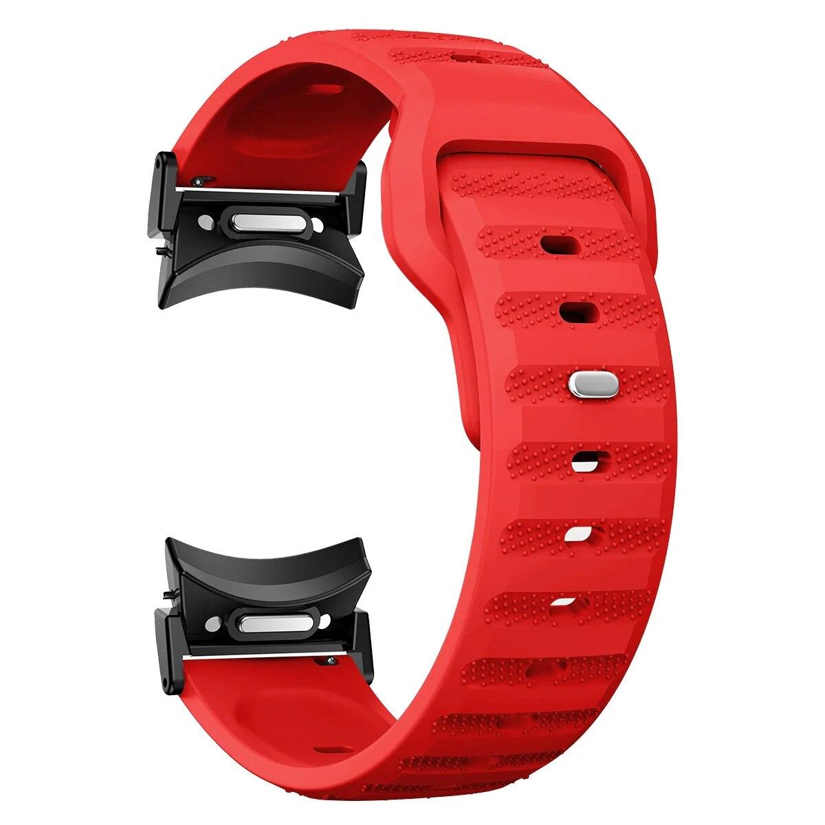 

Силіконовий ремінець для Samsung Galaxy Watch 6 5 4 40mm 44mm 5Pro 45mm No Gaps Band For Galaxy Watch 6 Classic 43 47mm 42 46mm Correa for Watch 4 Classic