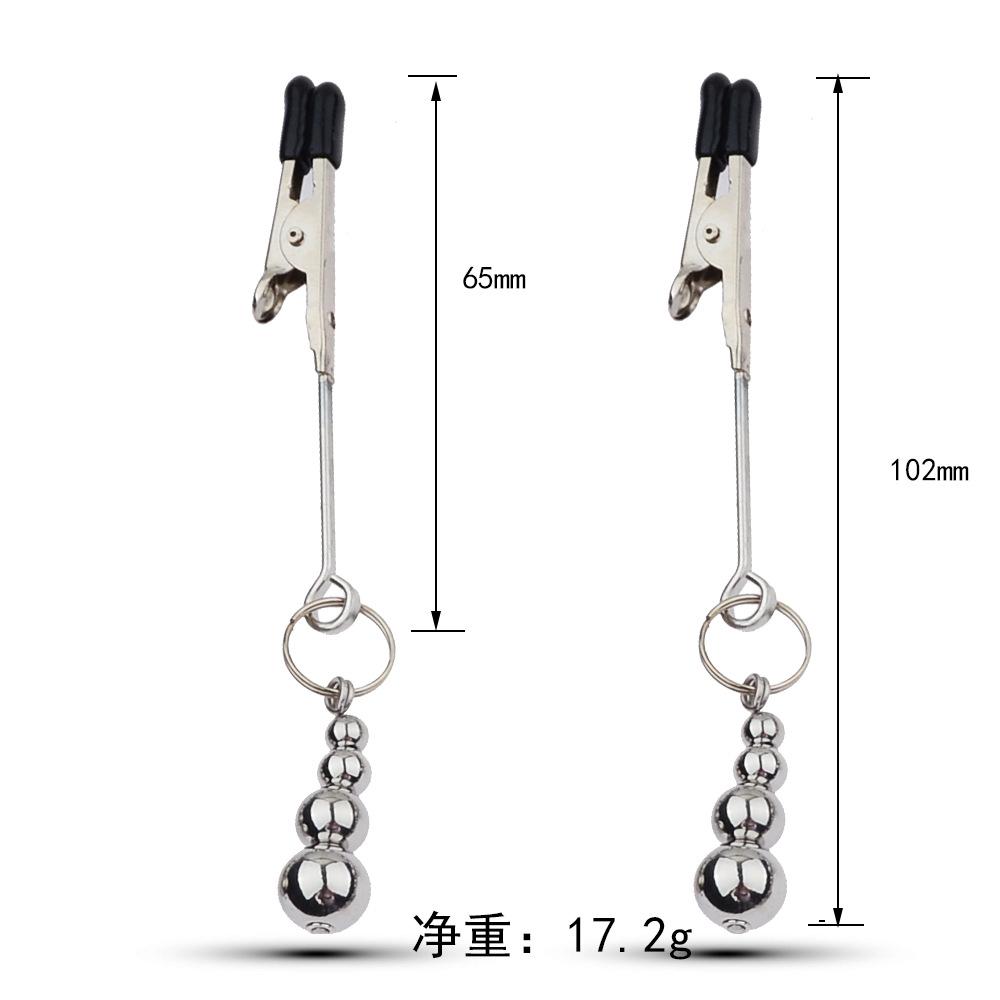 Heavy Weight Metal Nipple Clamps Labia Breast Clips BDSM Breast Bondage Restraint Stimulator Flirting Sex Tools for Women Adults