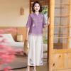 2024 Trendy Summer Mid-Sleeve Top Set for Middle-Aged & Elderly Women