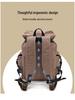 Retro European & American Canvas Travel Backpack - Large Capacity & Convenient for Mountaineering