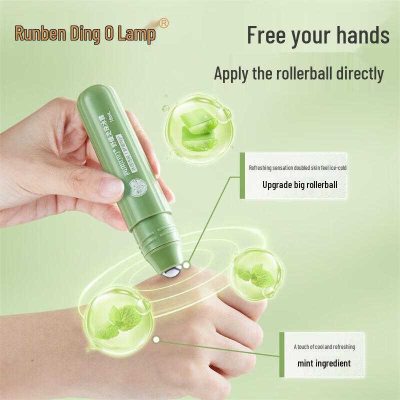 Runben Soothing Cooling Roll-On Gel (3-Pack)