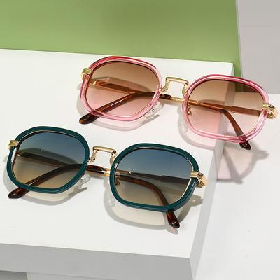 Neue Retro Prinz Spiegel Mode Sonnenbrille Damen Persönlichkeit Kleiner Rahmen Sonnenbrille Damen Sonnenbrille Trendig M5244