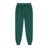Mens Fleece Jogger Pants Casual Sportswear Straight Fit Elastic Waist Drawstring Bottom