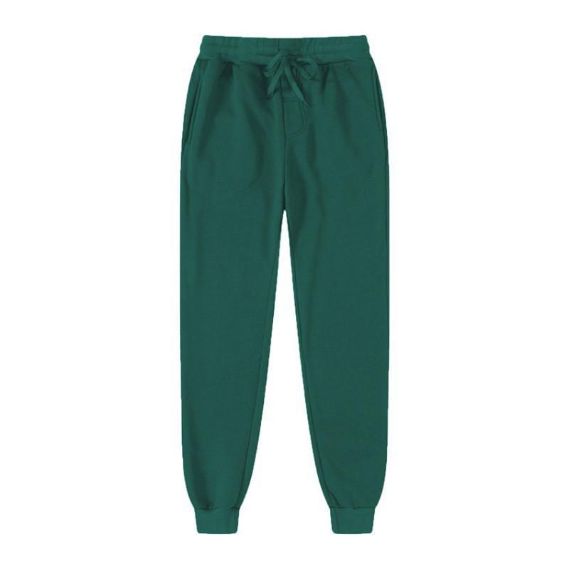 Mens Fleece Jogger Pants Casual Sportswear Straight Fit Elastic Waist Drawstring Bottom