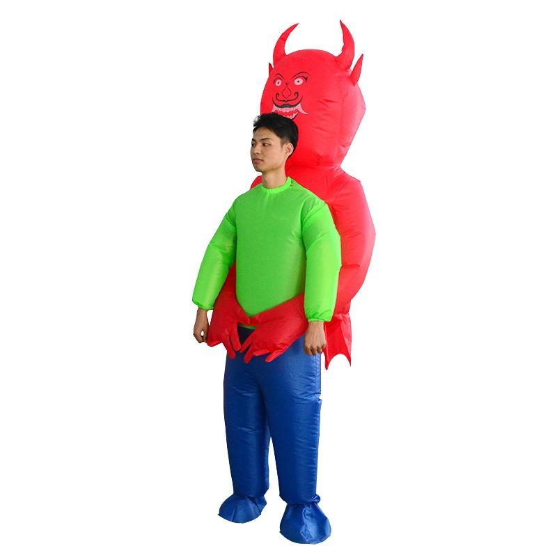 Halloween Inflatable Costume Ghost Carry-On Alien Santa Claus Hugger Funny Inflatable Suits for Parties And Events
