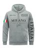 Flag Of Italy Men Hoodie Milan City Hoodies 3d Print Hoody For Man Casual Spring Autumn Clothing Top