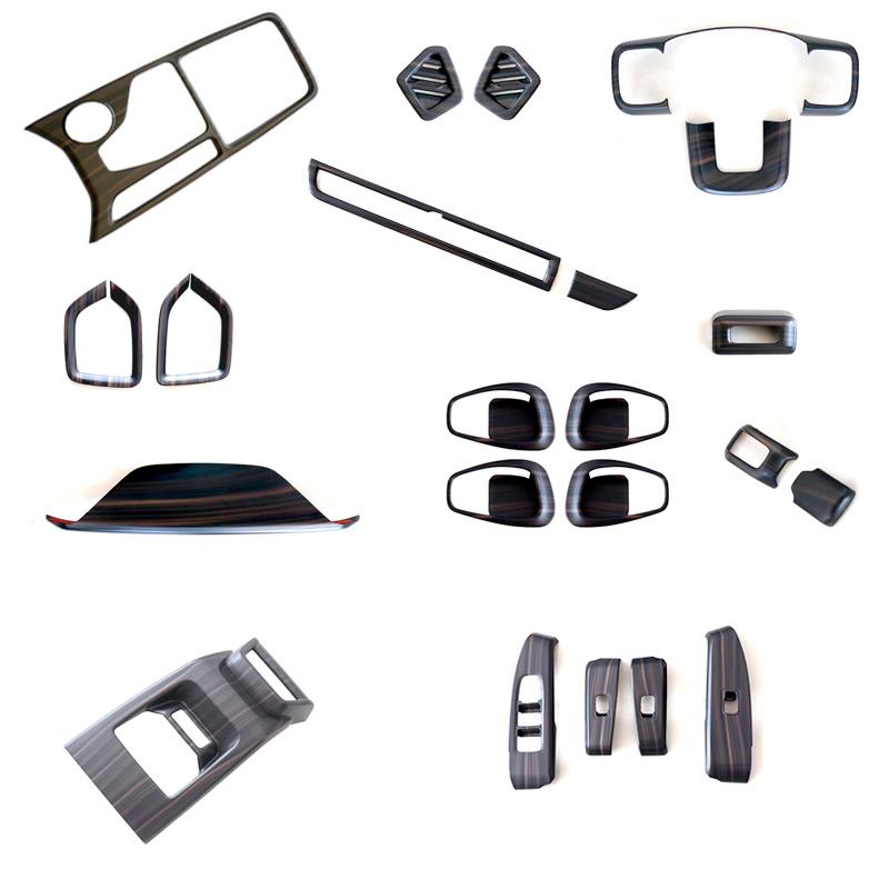 For Haval H3 2024 2025 Car Window Lift Switch Button Wood grain Panel Parts Trim Handle cover Door Armrest Panel Interior Access