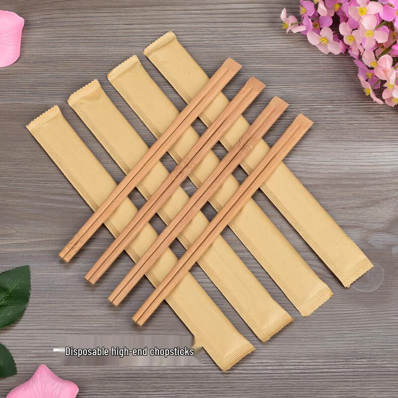 Homeglen Einweg-Bambus-Essstäbchen